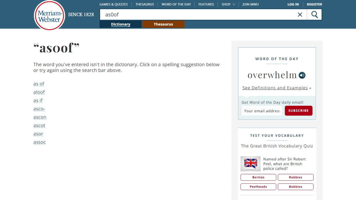 As of Definition & Meaning - Merriam-Webster